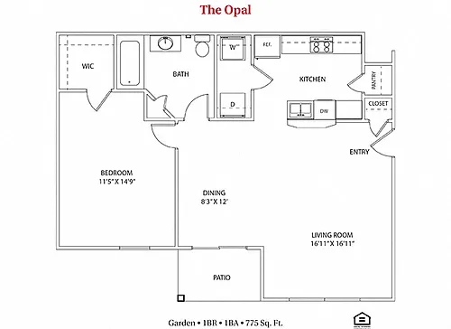 Floor plan The Opal