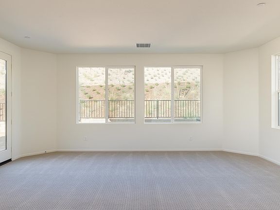 Master bedroom with bay window