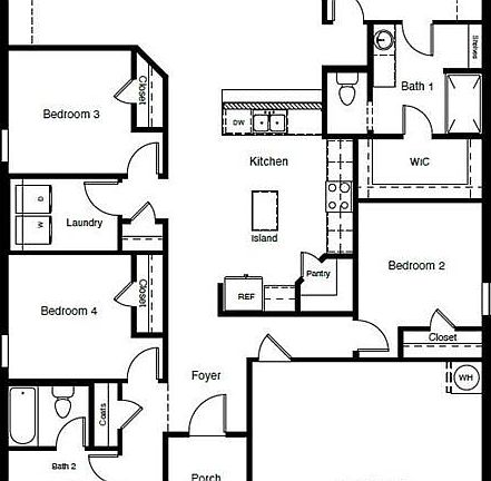 D.R. Horton's Taylor floorplan.