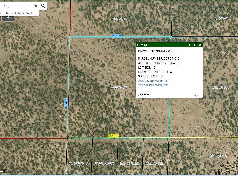 PARCEL 205 71 12, Chambers, AZ 86502 Zillow