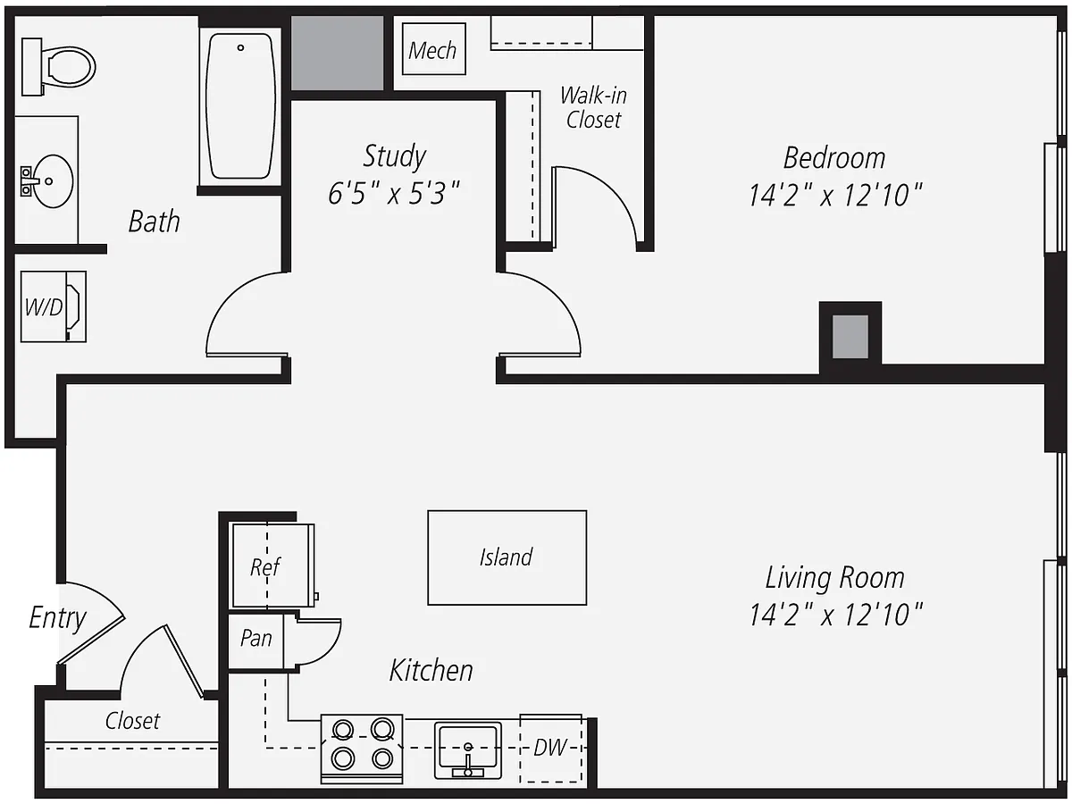 Floor plan A20D