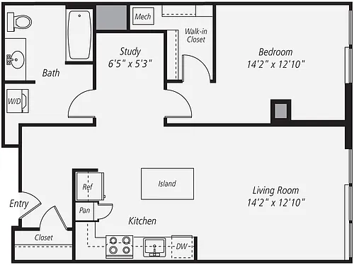 Floor plan A20D