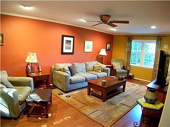 Spacious LR with bamboo floors