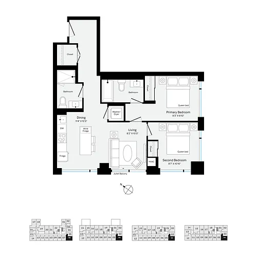 Floor plan Q0906
