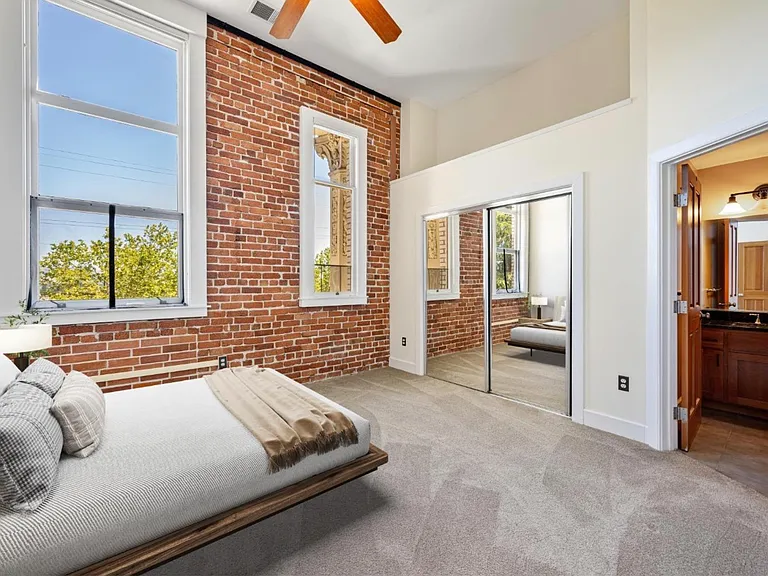 Front bedroom and ensuite bathroom