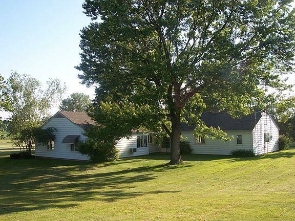 East side & back of house