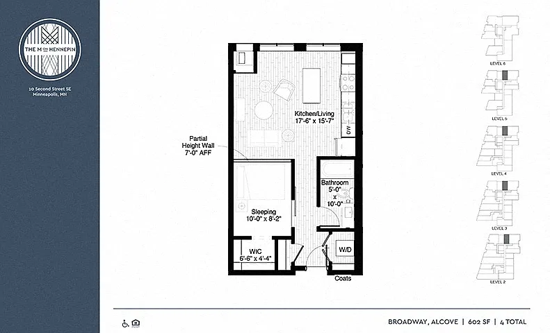 Floor plan Broadway | Alcove