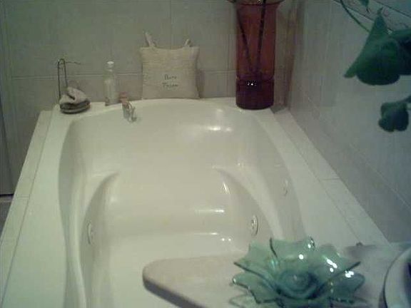 View of master bath 6ft. whirlpool tub