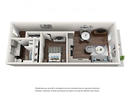 Floor plan One Bedroom