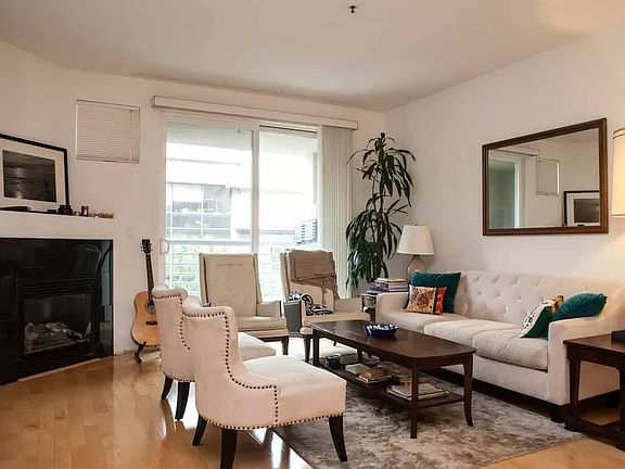 Spacious and open living room layout