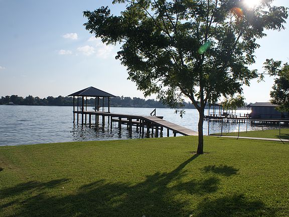 back yard view of river