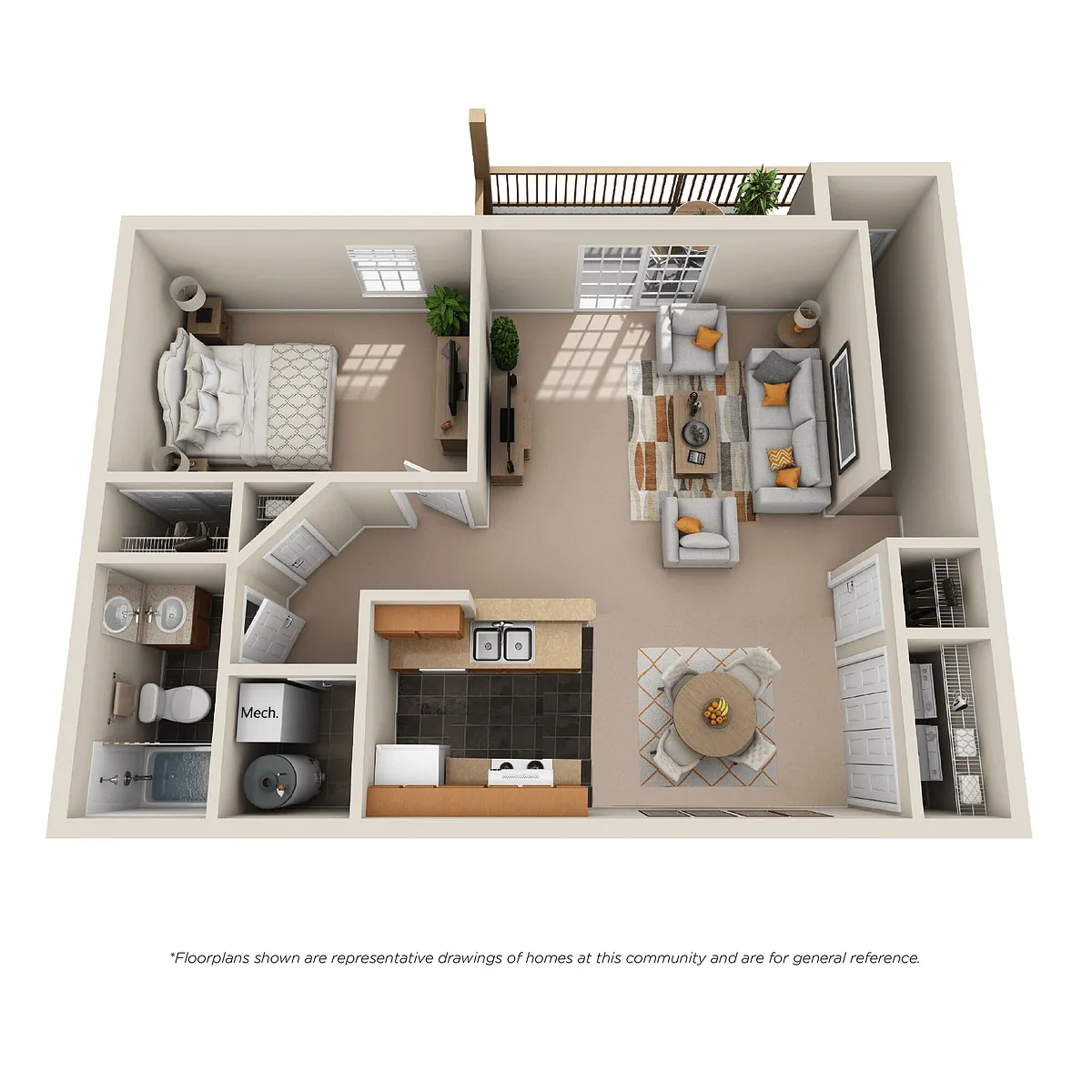Floor plan The Foxfire