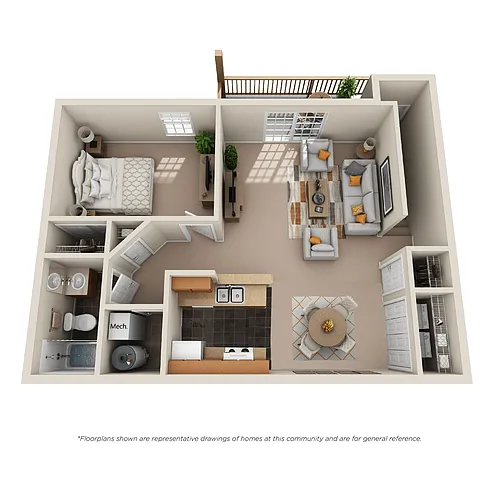 Floor plan The Foxfire