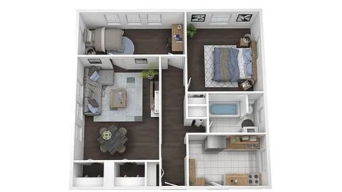 Floor plan 2 Bedroom