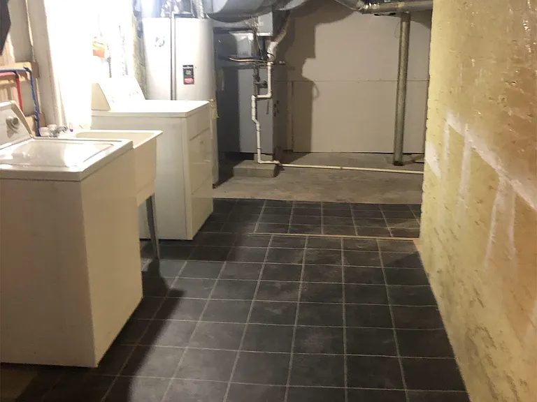 Basement laundry