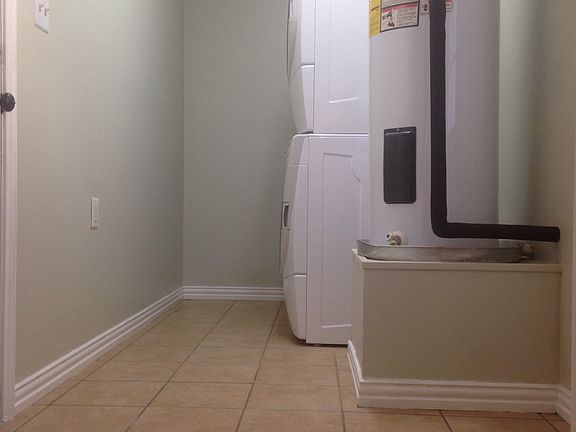 Laundry & hot water heater