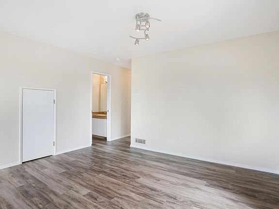 mirror image of living room in unit A