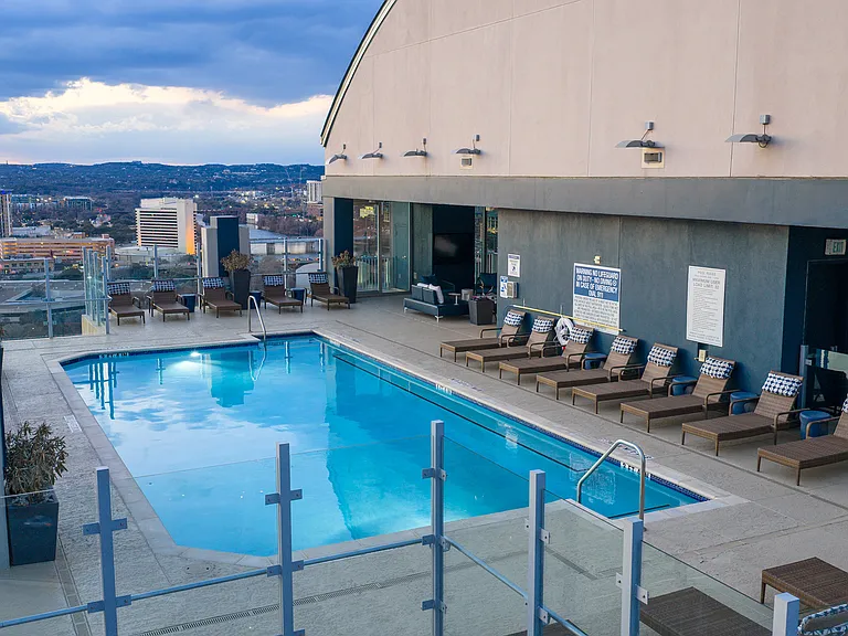 Rooftop pool and sundeck