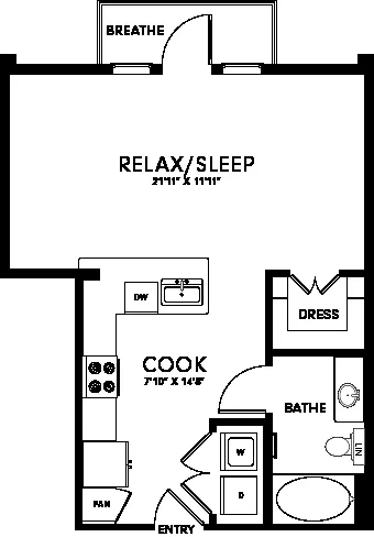 Floor plan S1C