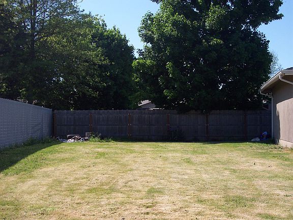 The left side of the house 