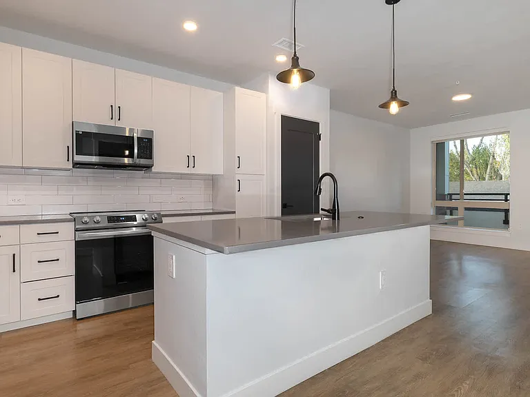 Kitchen and Living Area with Hard Surface Flooring