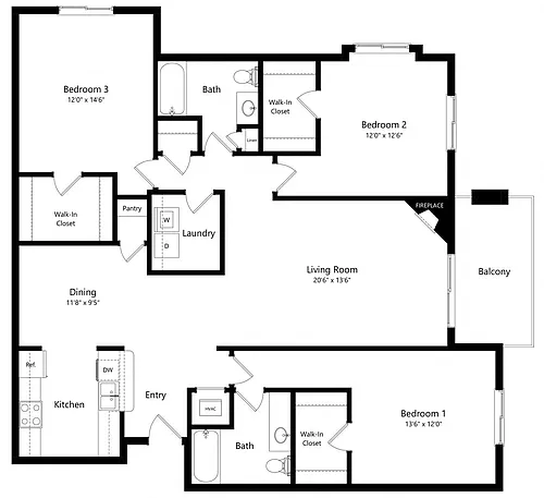 Floor plan Glacier