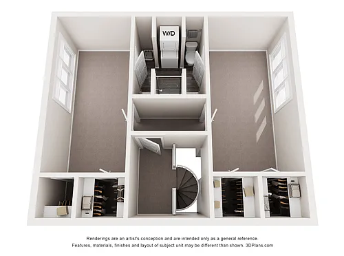 Floor plan 2 Bed 2 Bath Estate