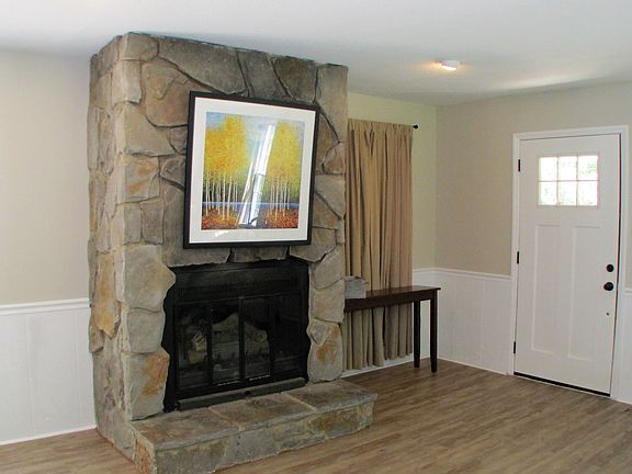 Wonderful stone fireplace