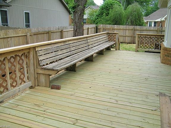 Huge Deck With Built in Seating