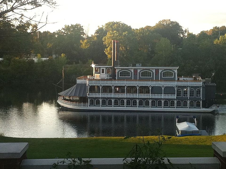 Riverboat going by