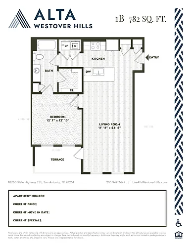 Floor plan 1B