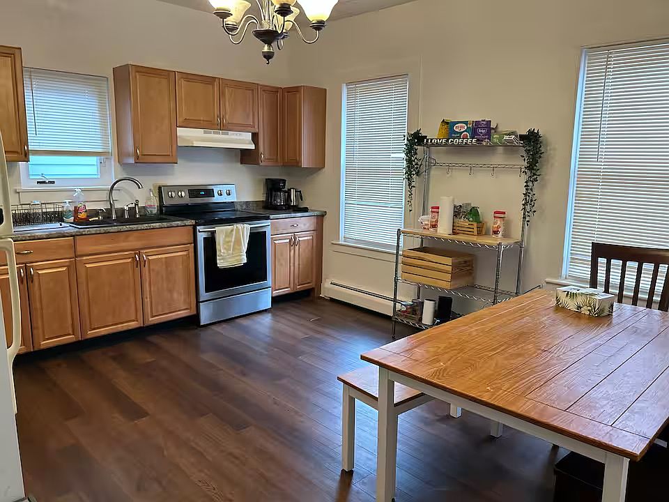 First floor kitchen! Brand new floors!