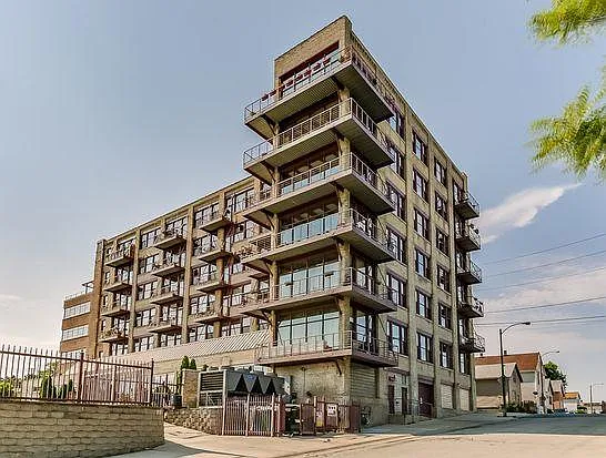 South side of building