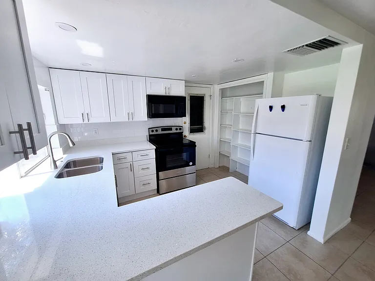Kitchen area.