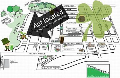 Map of Tipp Hill