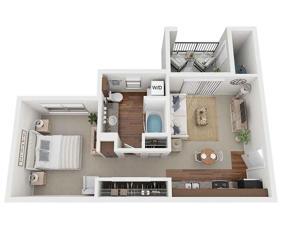 Floor plan Studio E1A