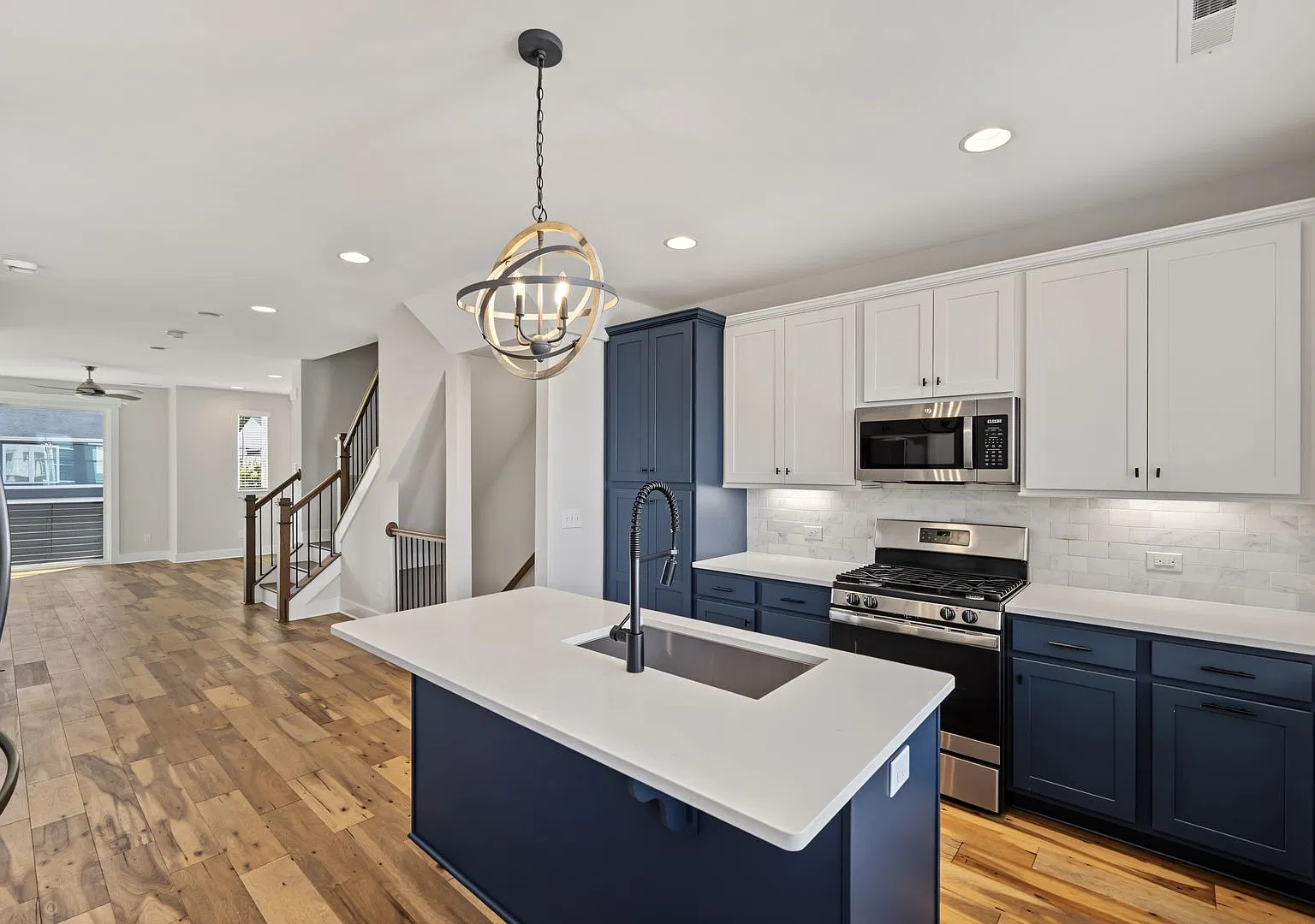 Coming Soon! Modern 4-Story Townhome With Private Rooftop Terrace & 2-Car Garage — Photo 1