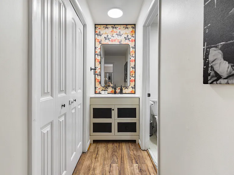 Full size bathroom near the bedroom.