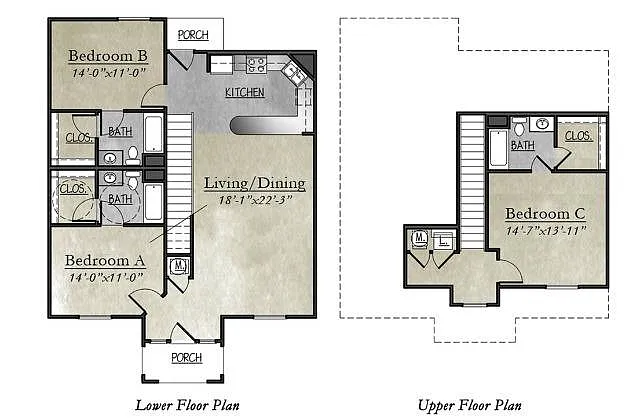 Floor plan 3X3