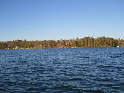 View across the lake