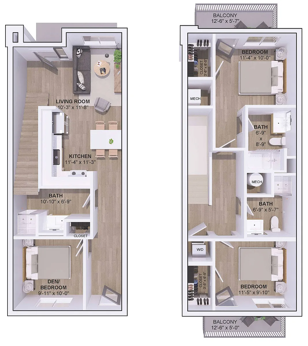 Floor plan 5C-2A