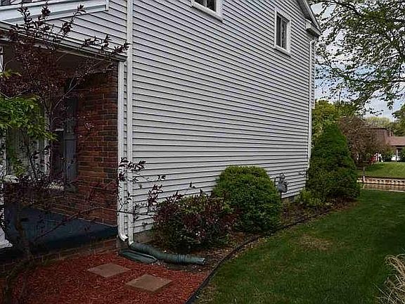 East side of house.