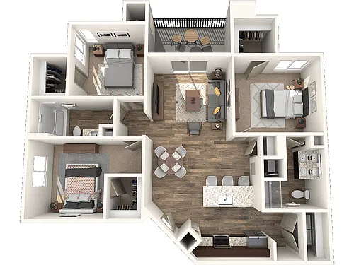 Floor plan 3x2-1278