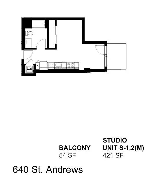 Floor plan S-1-2M