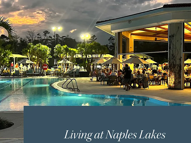 Community Pool and entertainment with lap pool