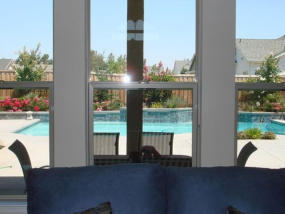 View From Great Room to Pool