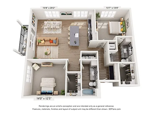 Floor plan The Hunterly
