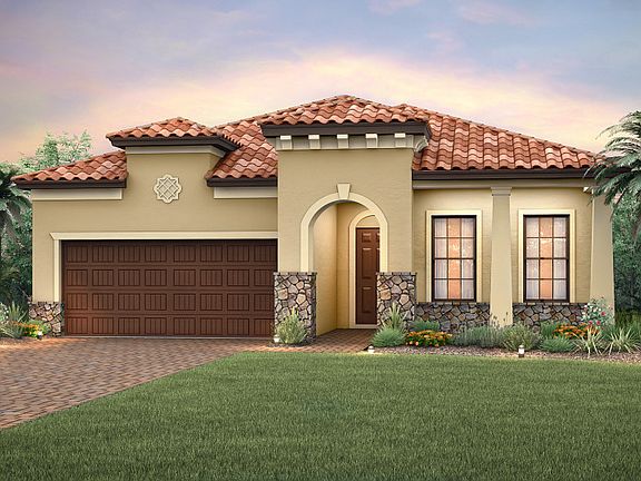 Elevation FM3D with welcoming front porch