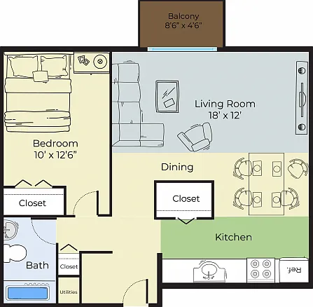 One Bedroom One Bedroom