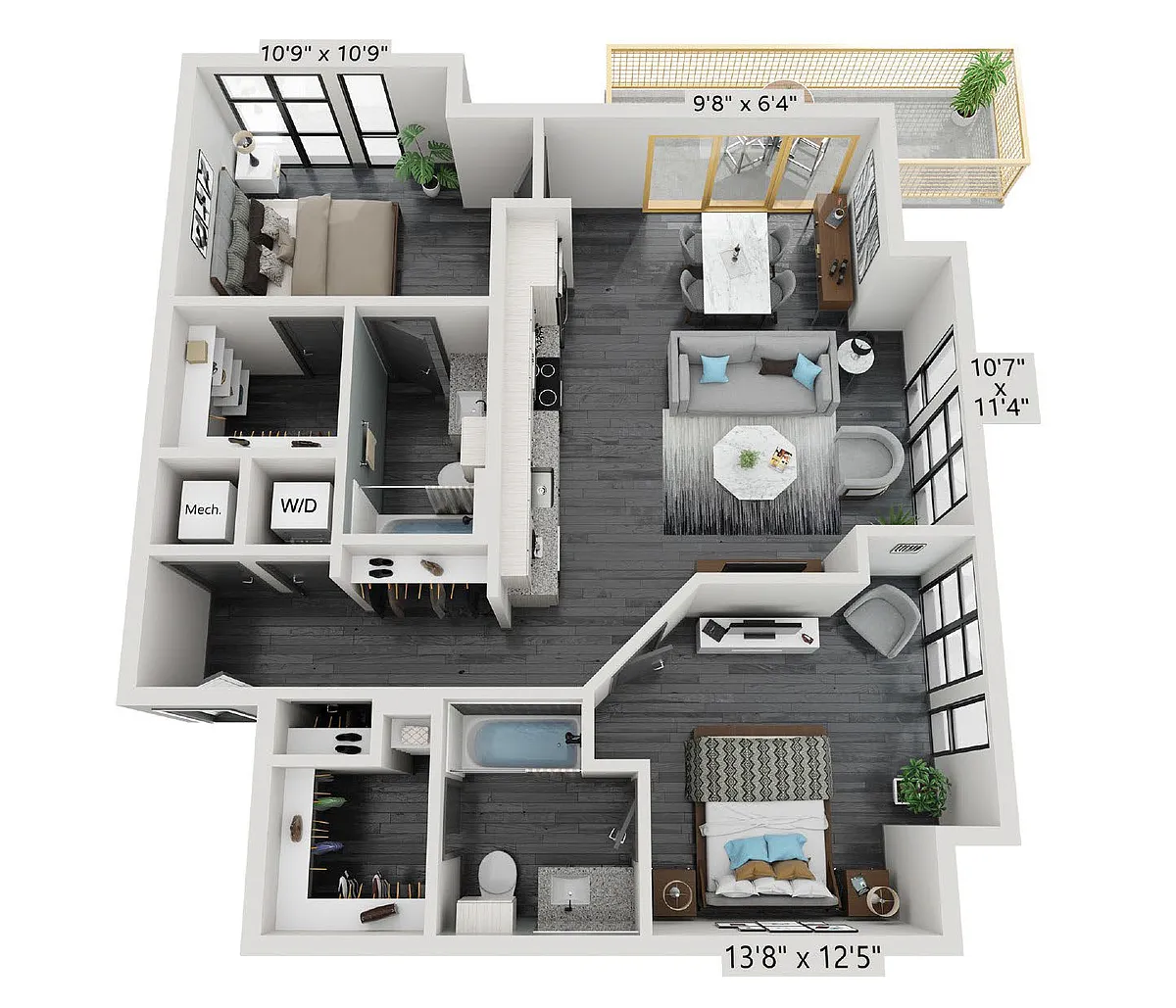 Floor plan B1
